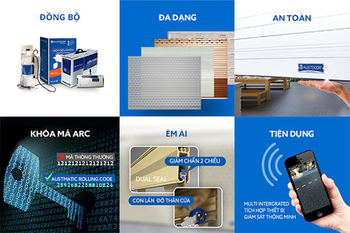 Đặc điểm nổi bật của cửa cuốn austdoor